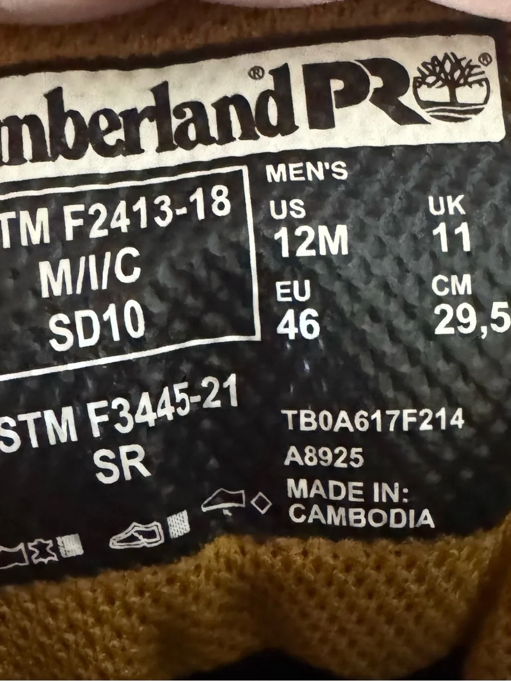 Timberland PRO Men's Brown Work Boots